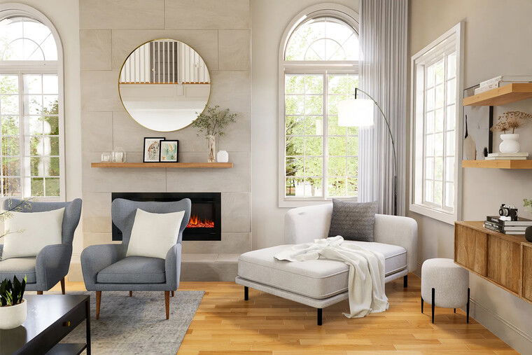 Online design Transitional Living Room by Nicholas M. thumbnail