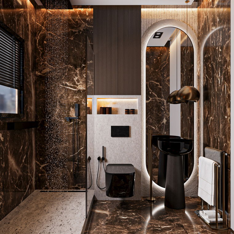 Online design Contemporary Bathroom by Sahar M. thumbnail