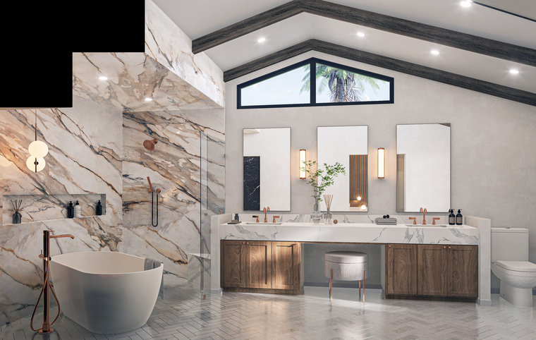 Diseño en línea Baño moderno de Irene W. miniatura