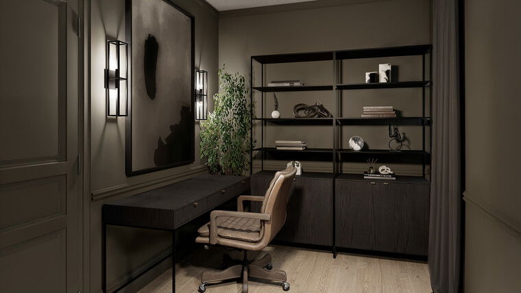 Online design Modern Home Office by Erika F. thumbnail