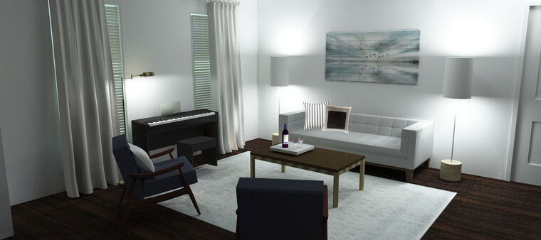 Online design Contemporary Living Room by Merry M. thumbnail