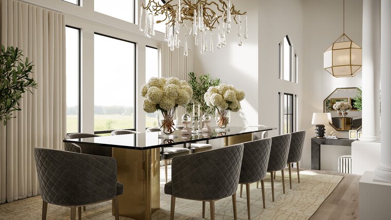 Online design Contemporary Dining Room by Ibrahim H. thumbnail