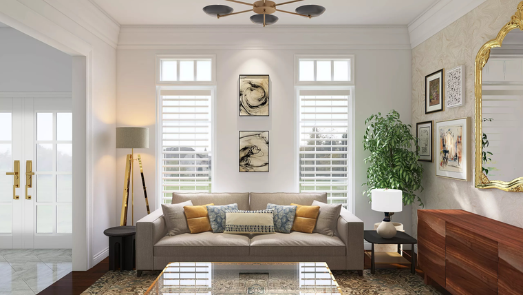 Online design Transitional Living Room by Morgan W. thumbnail