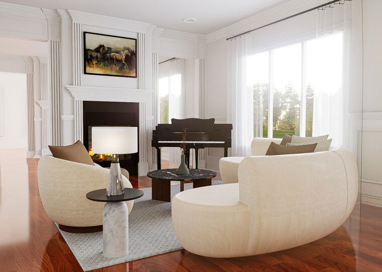 Online design Modern Living Room by Nicholas M. thumbnail