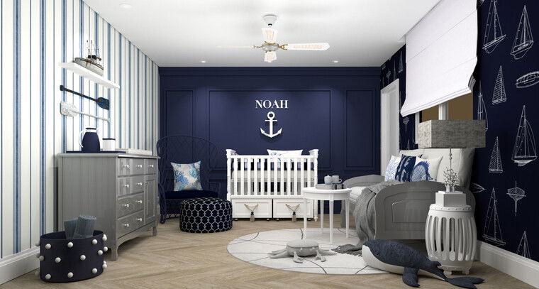 Online design Contemporary Kids Room by Erika F. thumbnail