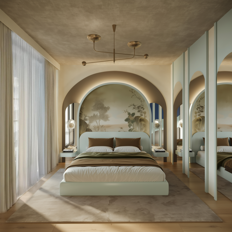 Online design Contemporary Bedroom by Sanaz M. thumbnail