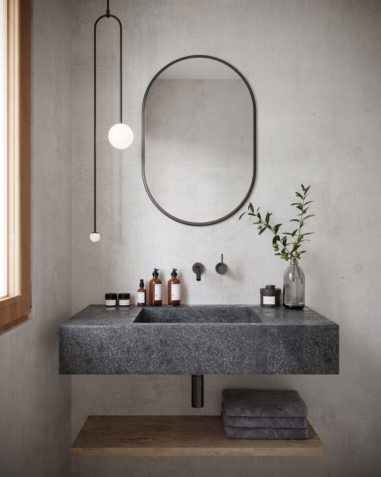 Online design Modern Bathroom by Wiktoria G. thumbnail