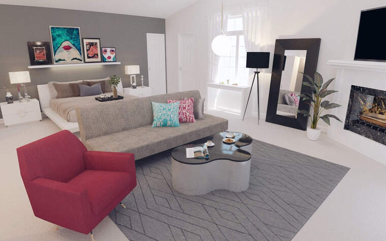 Diseño en línea Dormitorio Contemporáneo por Elisabetta R. miniatura