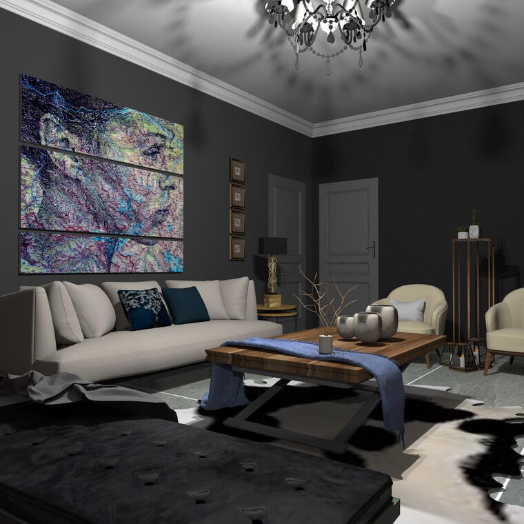 Online design Contemporary Living Room by Ahmed E. thumbnail