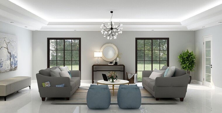 Online design Transitional Living Room by Eda B. thumbnail