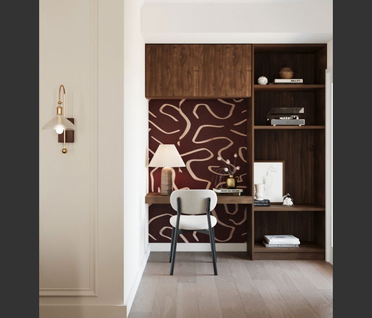 Online design Modern Home Office by Pateniah M. thumbnail