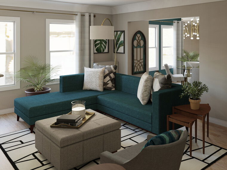 Online design Transitional Living Room by Lynda N thumbnail