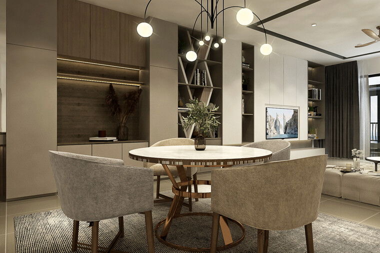 Online design Modern Dining Room by Mahirah H. thumbnail