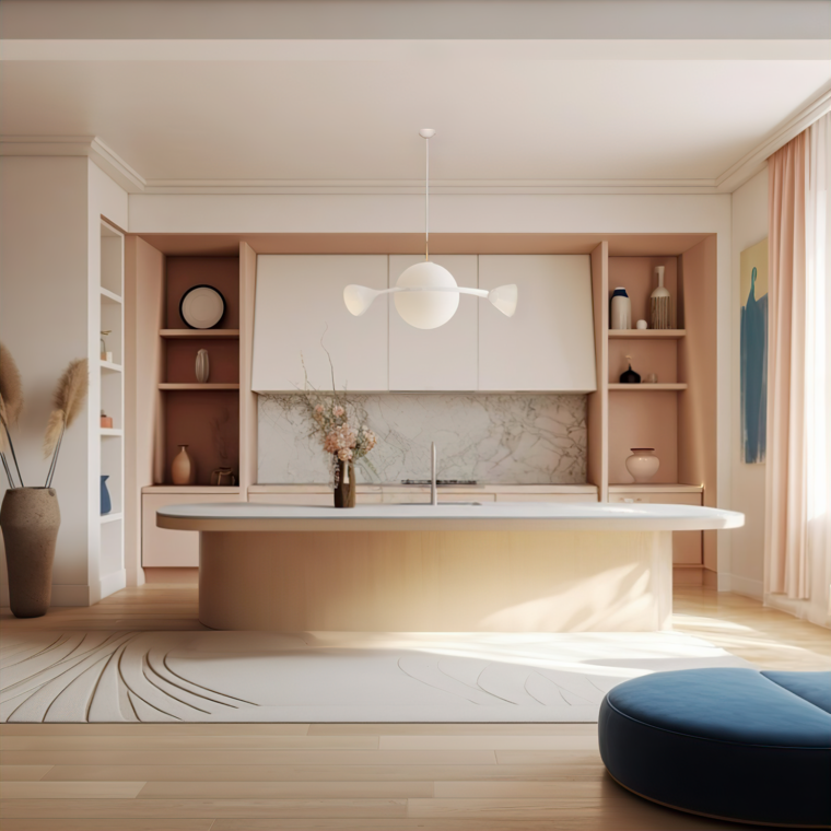 Diseño en línea Cocina Contemporánea por Sanaz M. miniatura