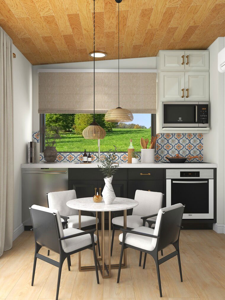 Diseño en línea Sala/Comedor Ecléctico Combinado por Laura S. miniatura