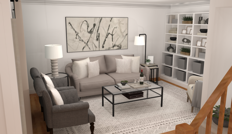 Online design Transitional Living Room by Amber K. thumbnail