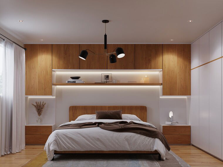 Diseño en línea Dormitorio contemporáneo por Sahar M. miniatura