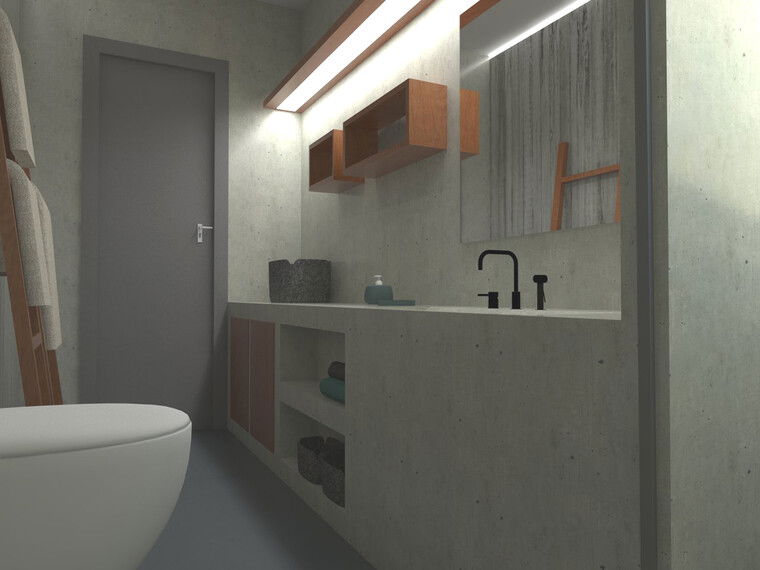 Diseño en línea Contemporáneo Baño por Eleni M. miniatura