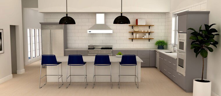 Diseño en línea Cocina Moderna por Theresa W. miniatura