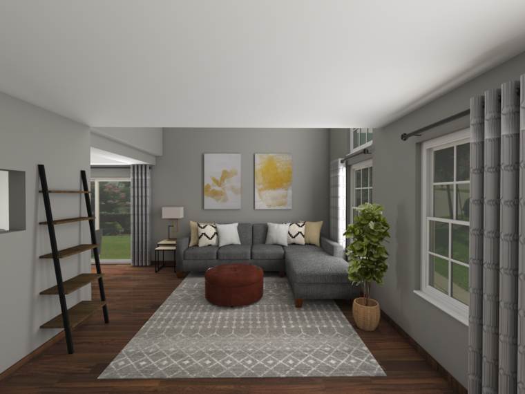 Online design Contemporary Living Room by lila n. thumbnail