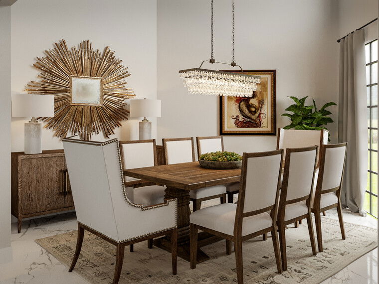 Online design Transitional Dining Room by Drew F. thumbnail