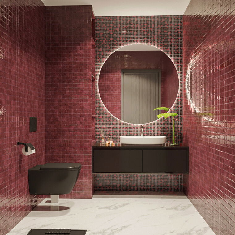 Online design Modern Bathroom by Tina D. thumbnail