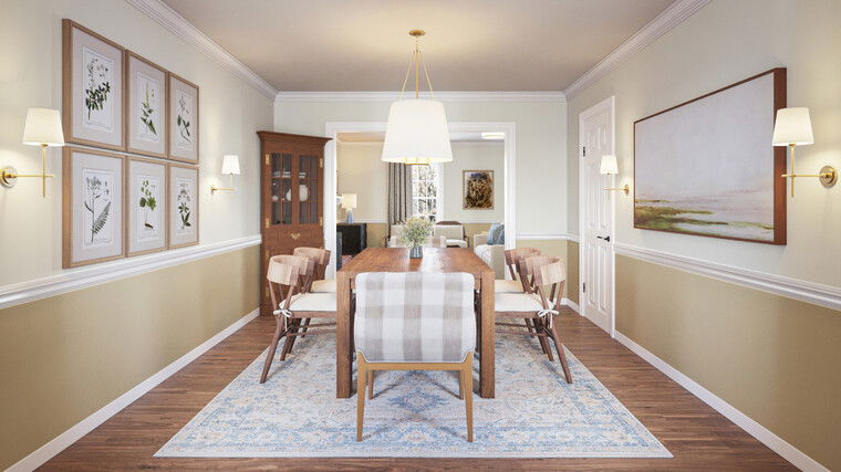 Online design Transitional Dining Room by Jillian M. thumbnail