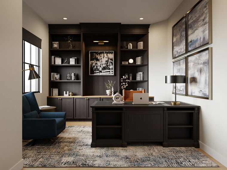 Online design Transitional Home Office by Nor Aina M. thumbnail