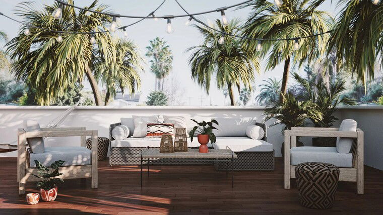 Online design Contemporary Patio by Ana P. thumbnail