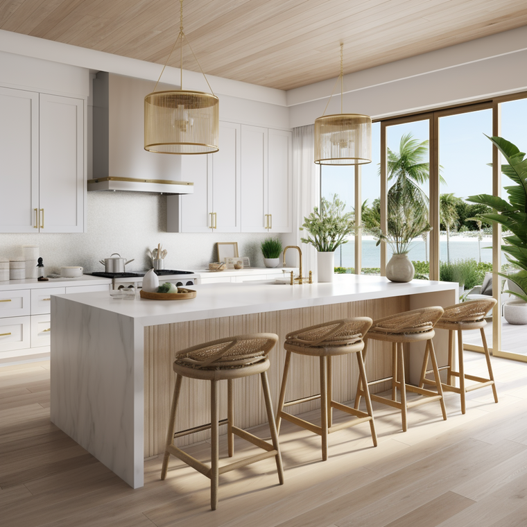 Diseño en línea Cocina Transicional por Carla A. miniatura