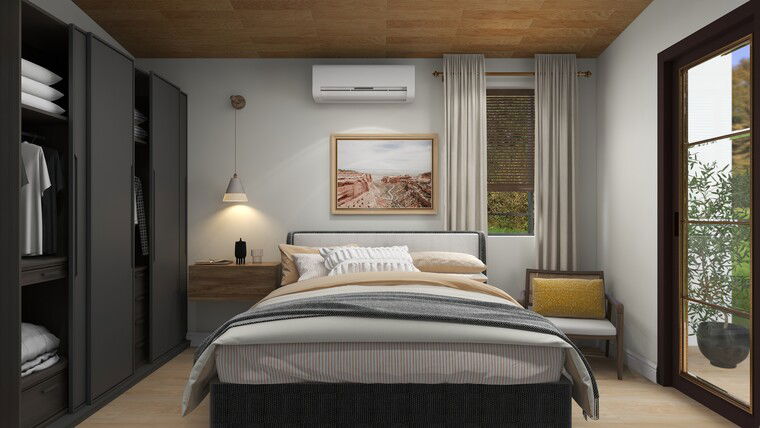 Diseño en línea de dormitorio ecléctico por Laura S. miniatura