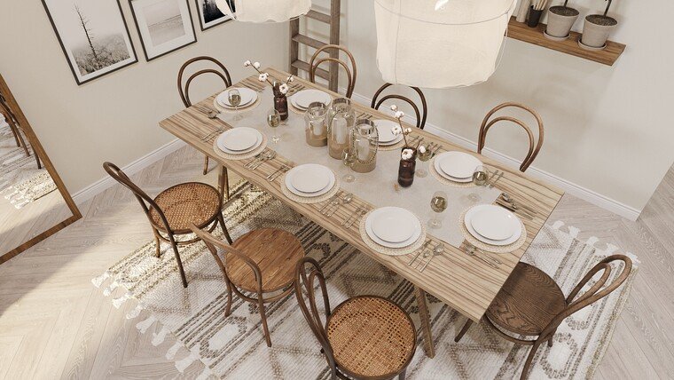 Online design Eclectic Dining Room by Aida A. thumbnail