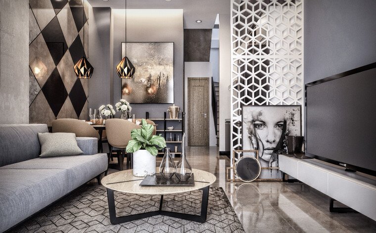 Online design Modern Living Room by Lam K. thumbnail