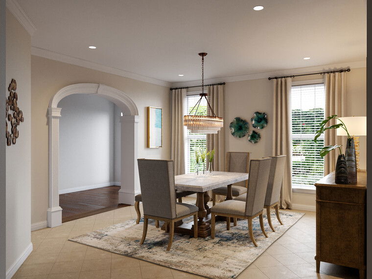 Online design Traditional Dining Room by Berkeley H. thumbnail