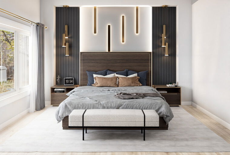 Online design Modern Bedroom by Lara D. thumbnail