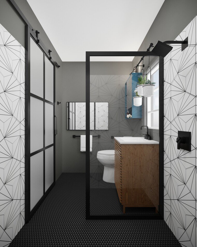 Online design Modern Bathroom by Casey H. thumbnail