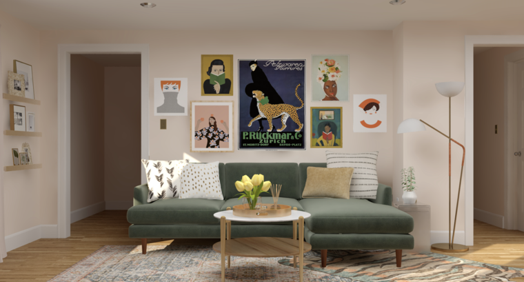 Online design Eclectic Living Room by Amanda L. thumbnail