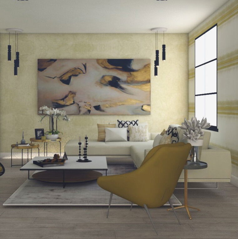 Online design Contemporary Living Room by Aamirah P. thumbnail