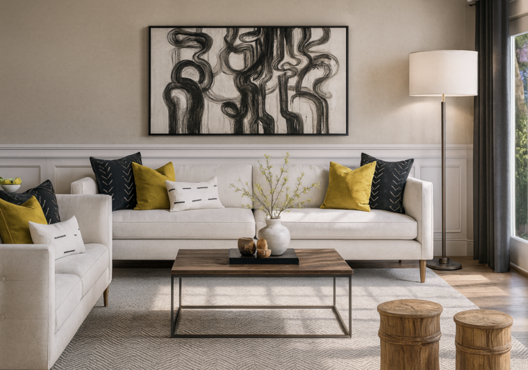 Online design Glamorous Living Room by Stacy D. thumbnail