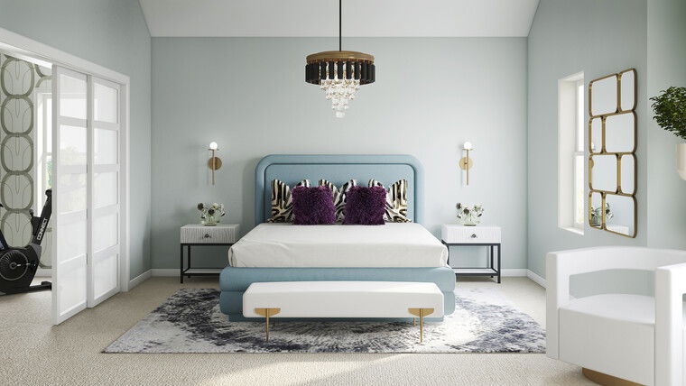 Online design Glamorous Bedroom by Marve M. thumbnail