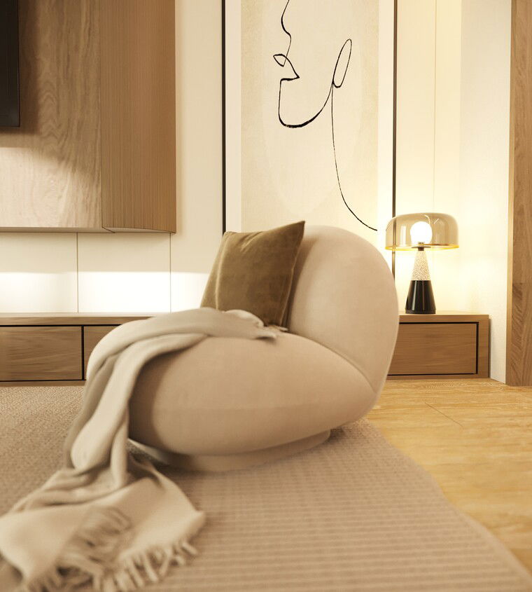Online design Contemporary Living Room by Pateniah M. thumbnail