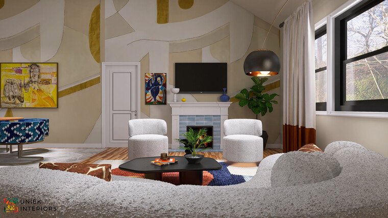 Online design Modern Living Room by Sierra G. thumbnail