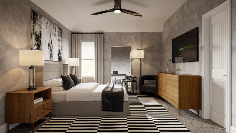 Online design Modern Bedroom by Erika F. thumbnail