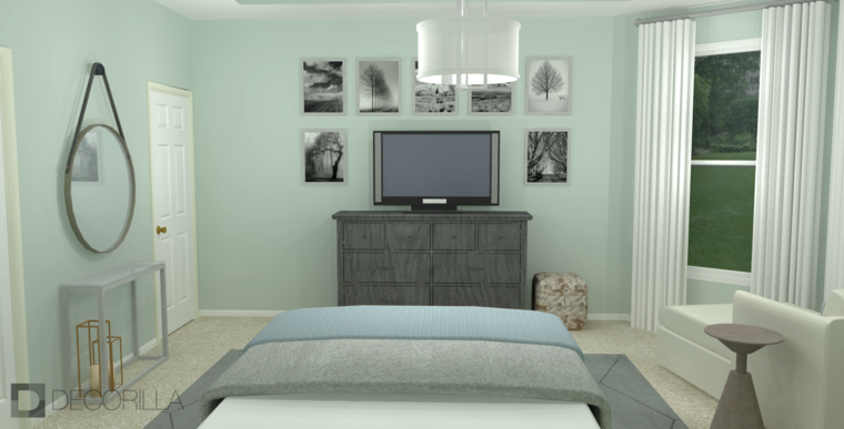 Online design Transitional Bedroom by Amber K. thumbnail