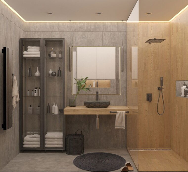 Online design Contemporary Bathroom by Anahit G. thumbnail