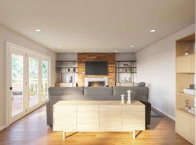 Online design Transitional Living Room by Jessica Z. thumbnail