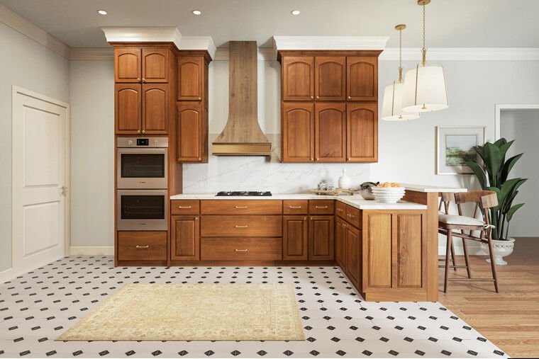 Online design Traditional Kitchen by Sahar M. thumbnail