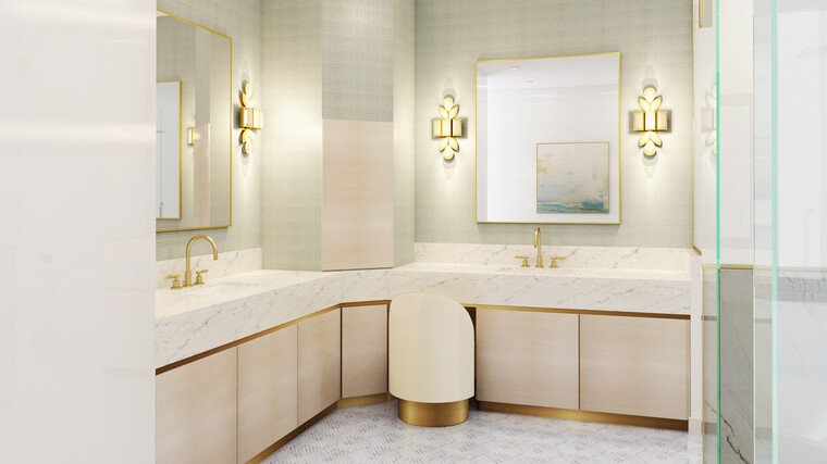 Online design Contemporary Bathroom by Michael J. thumbnail