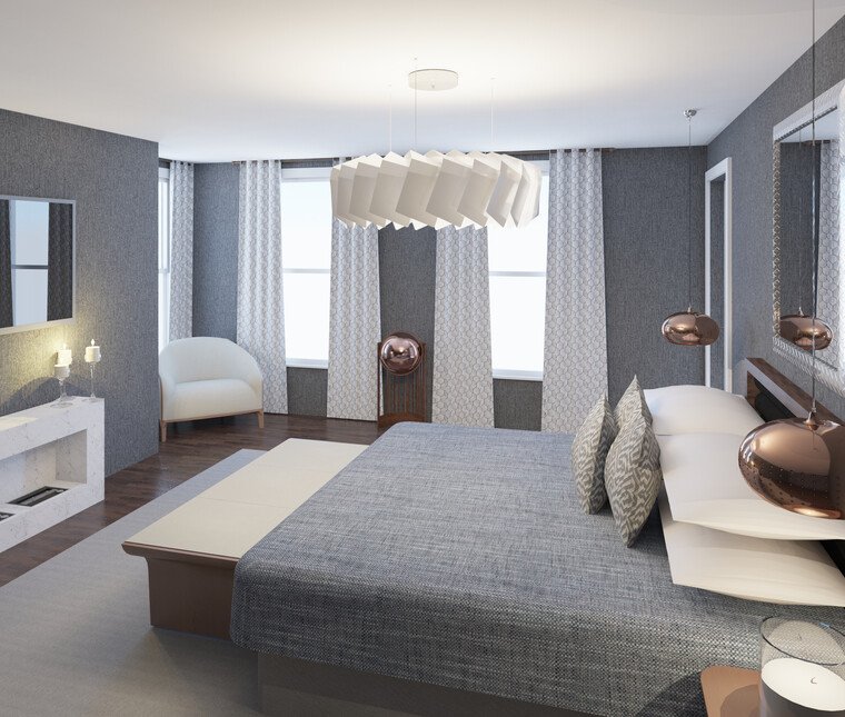 Online design Contemporary Bedroom by Lynda N thumbnail