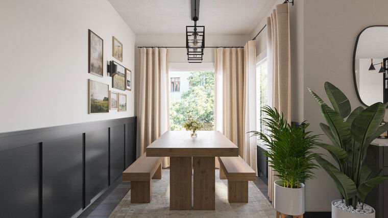 Online design Transitional Dining Room by Nada M. thumbnail